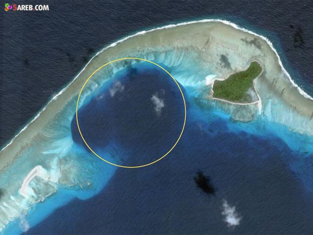 صور لتجربة قنبلة نووية في جزر مارشال في بكيني أتول
