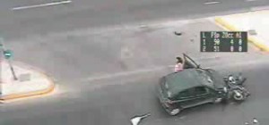 حادث سير عجيب ومضحك